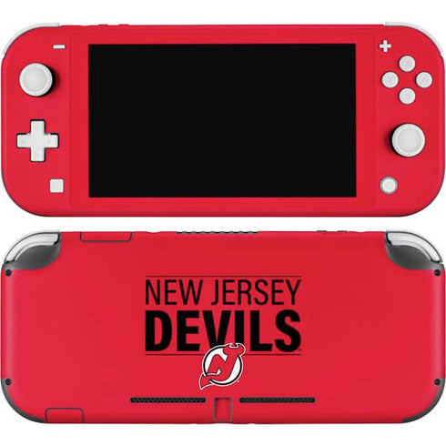 NHL New Jersey Devils Lineup Nintendo Switch Lite Skin